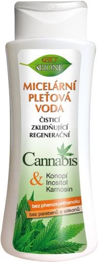 BIONE COSMETICS Bio Cannabis Micelárna čistiaca pleťová voda 255 ml