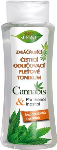 BIONE COSMETICS Bio Cannabis Čistiace odličovacie pleťové tonikum 255 ml