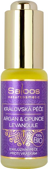 SALOOS Kráľovská starostlivosť Argan & Opuncia – Levanduľa 20 ml