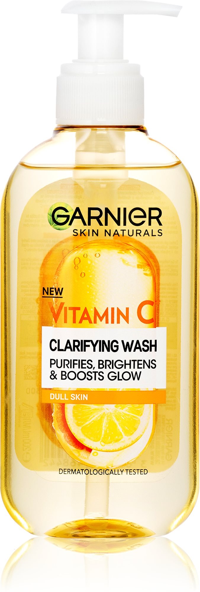 GARNIER Skin Naturals rozjasňujúci čistiaci gél s vitamínom C 200 ml