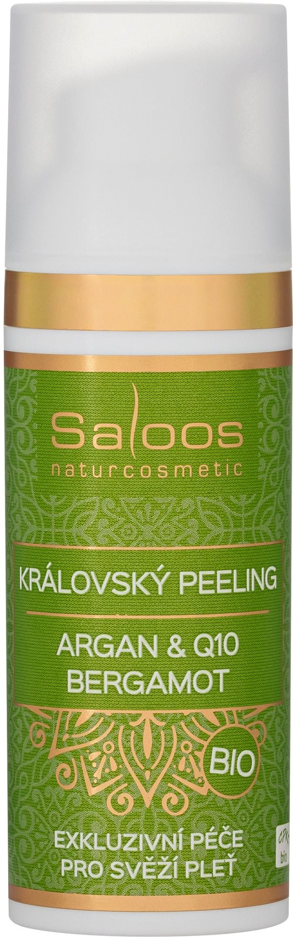 SALOOS Bio kráľovský peeling – Bergamot 50 ml