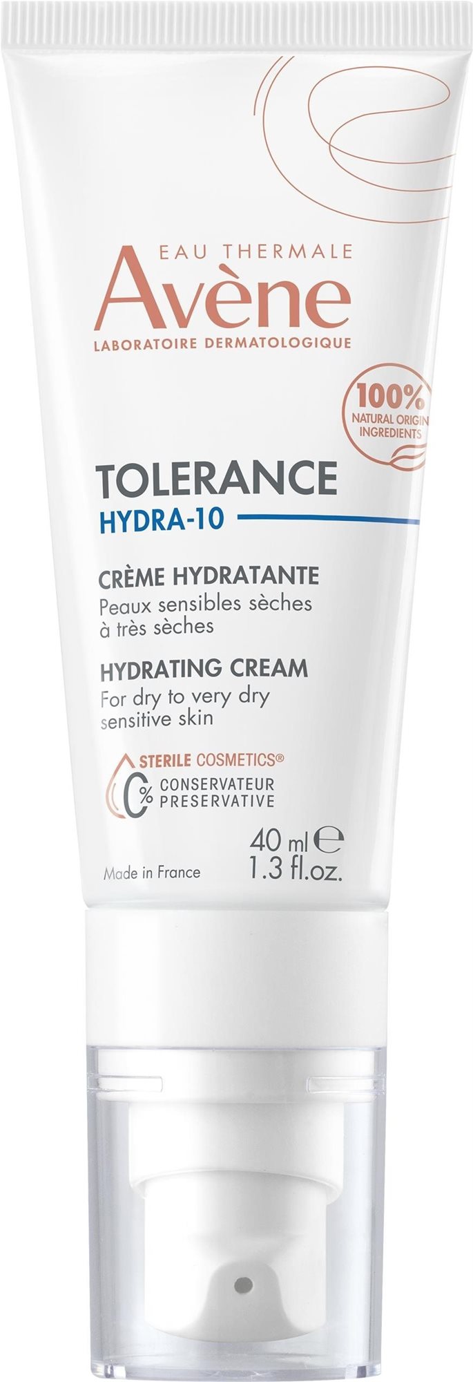 AVENE Tolerance HYDRA-10 hydratačný krém 40 ml