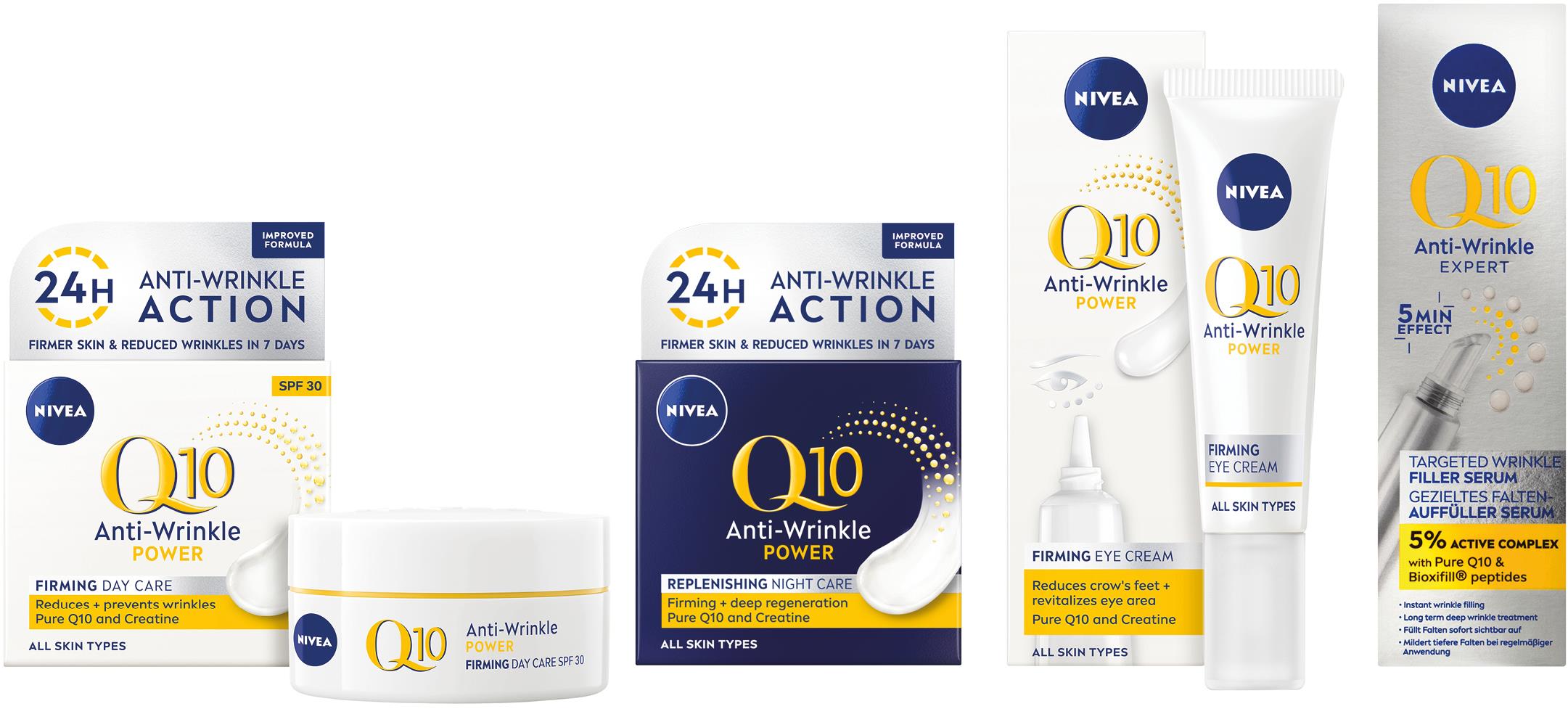 NIVEA Q10 Power Anti-Wrinkle Filler Set 130 ml