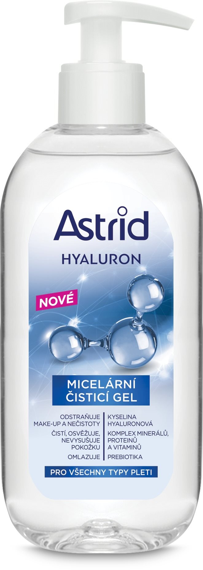 ASTRID Hyalurón Čistiaci micelárny gél 200 ml