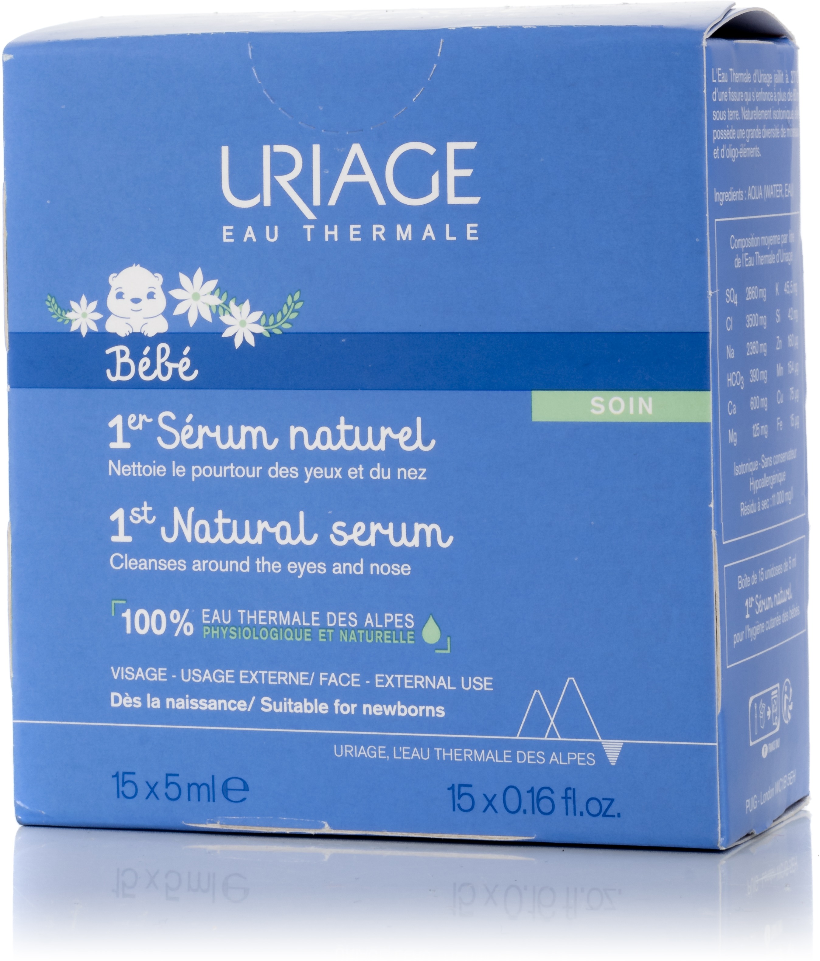 URIAGE Bébé 1st Natural Sérum 15 × 5 ml