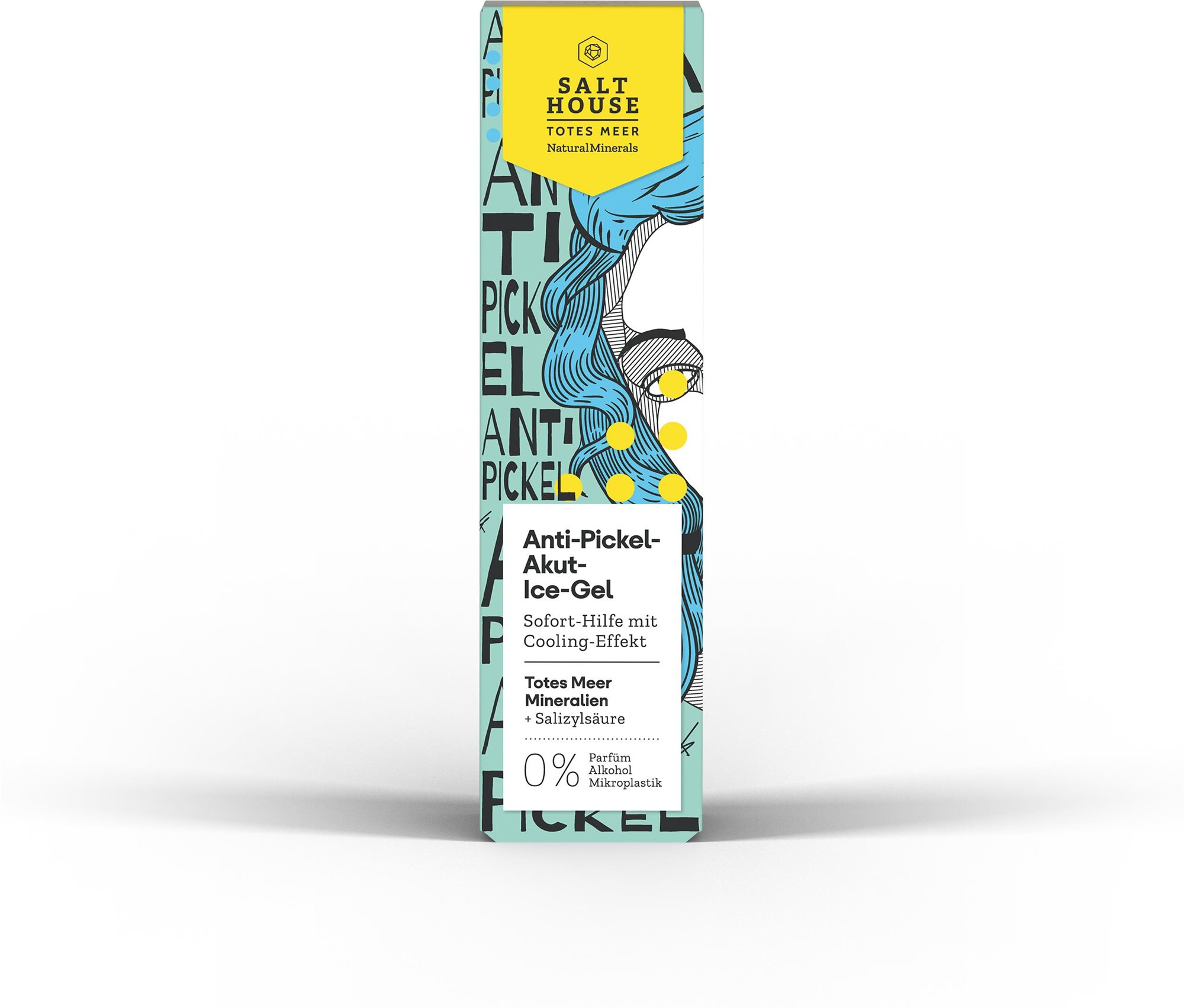 Salt House Natural Minerals Akutní chladivý gel na akné 15 ml