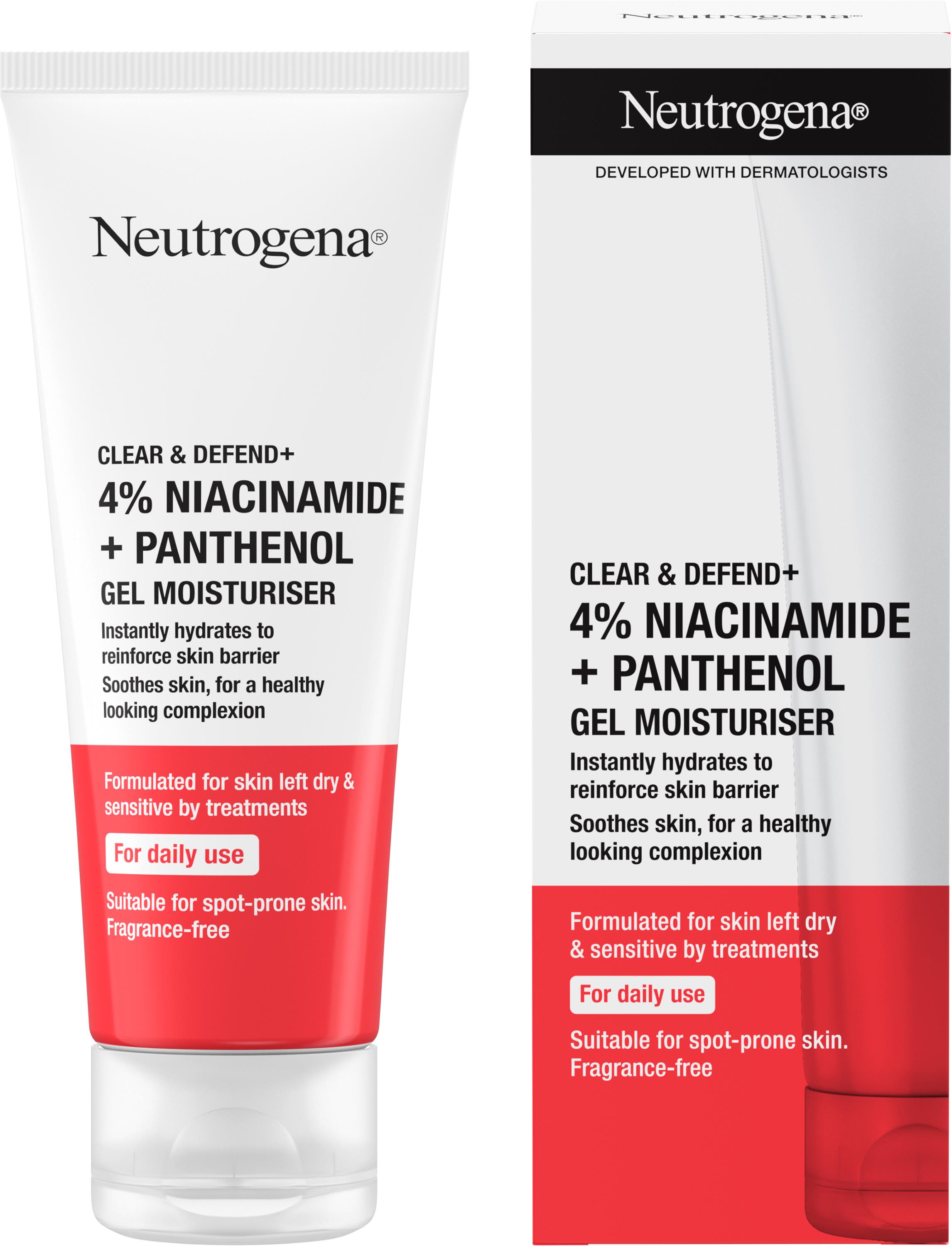 NEUTROGENA Clear & Defend+ 4 % Niacinamid + Panthenolem 50 ml