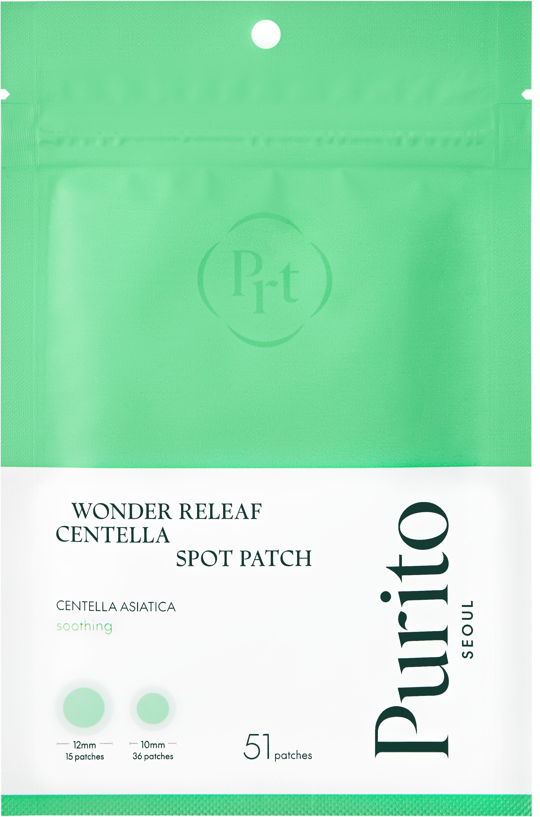 PURITO Wonder Releaf Centella Spot Patches 51 pcs