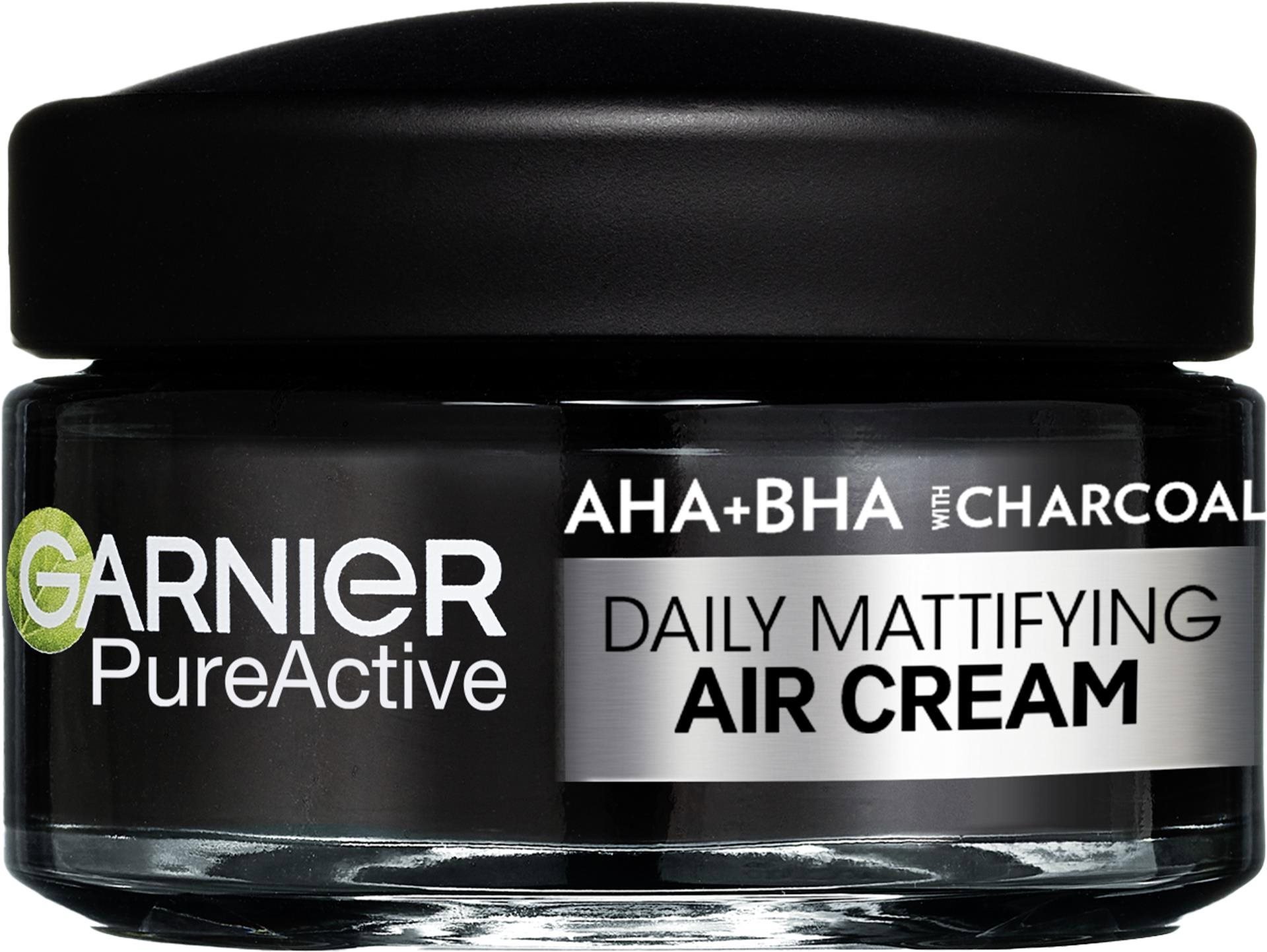 Garnier Pure Active AHA + BHA 3 v 1 s aktívnym uhlím 50 ml
