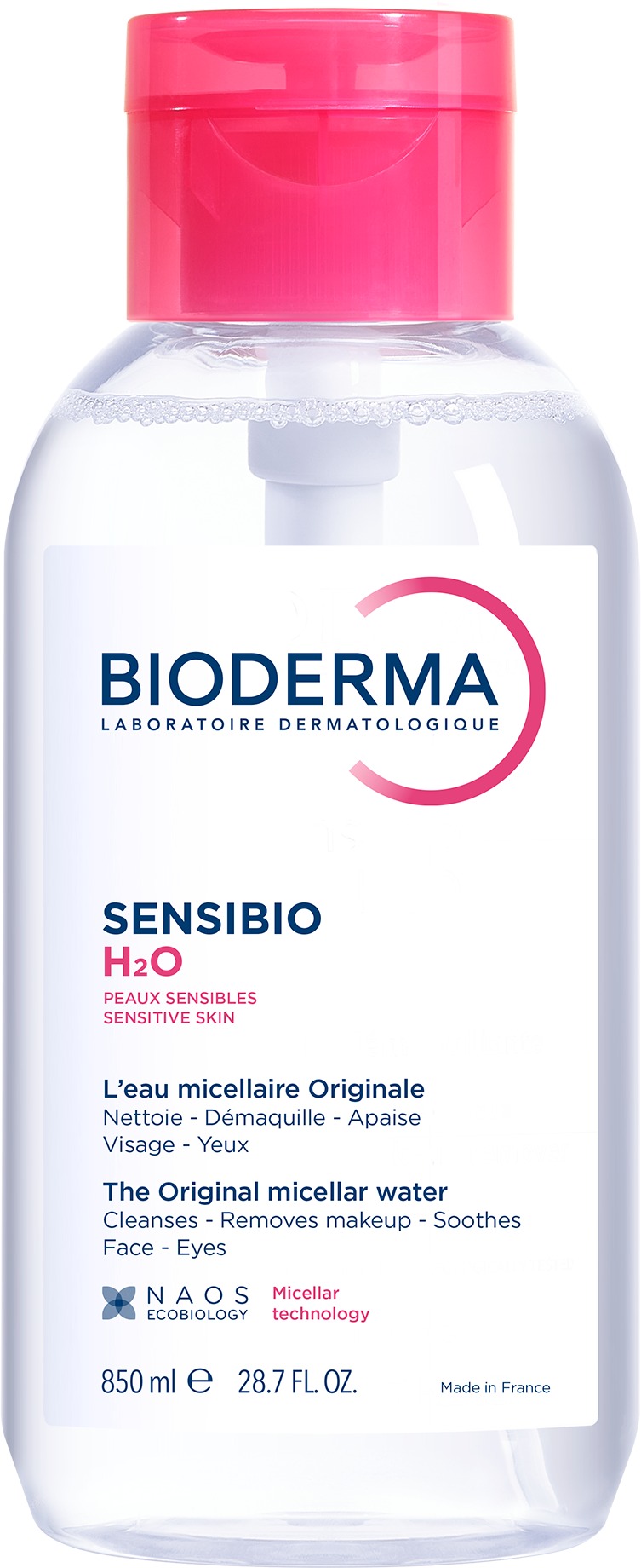 BIODERMA Sensibio H2O originálna micelárna voda 850 ml