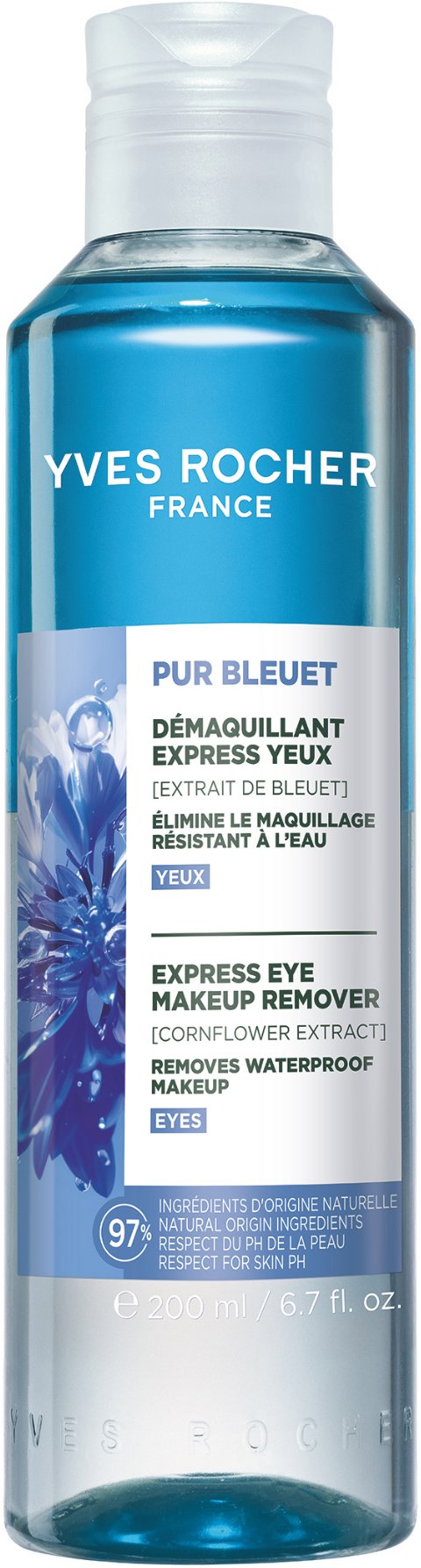 YVES ROCHER Expresný odličovač na oči s nevädzou 200 ml