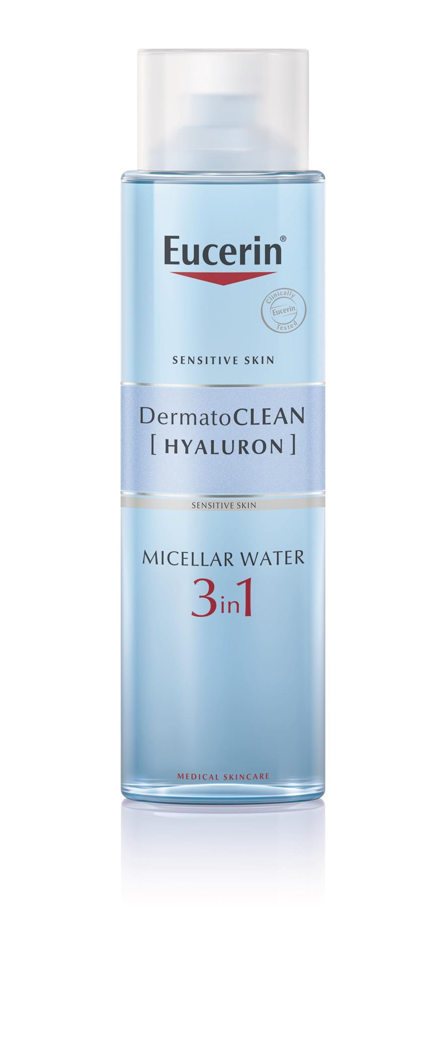 EUCERIN Dermatoclean micelárna voda 3 v 1 400 ml