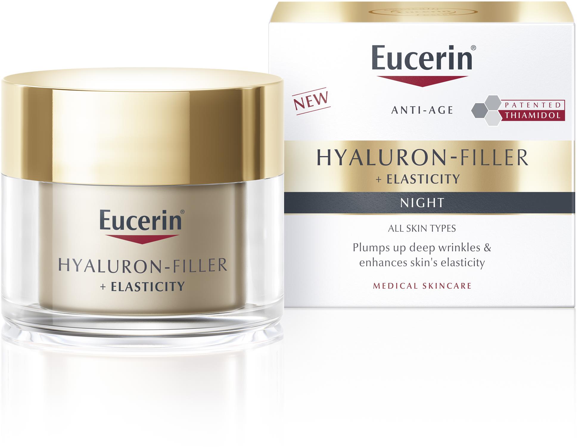 EUCERIN Hyaluron-Filler + Elasticity nočný krém 50 ml