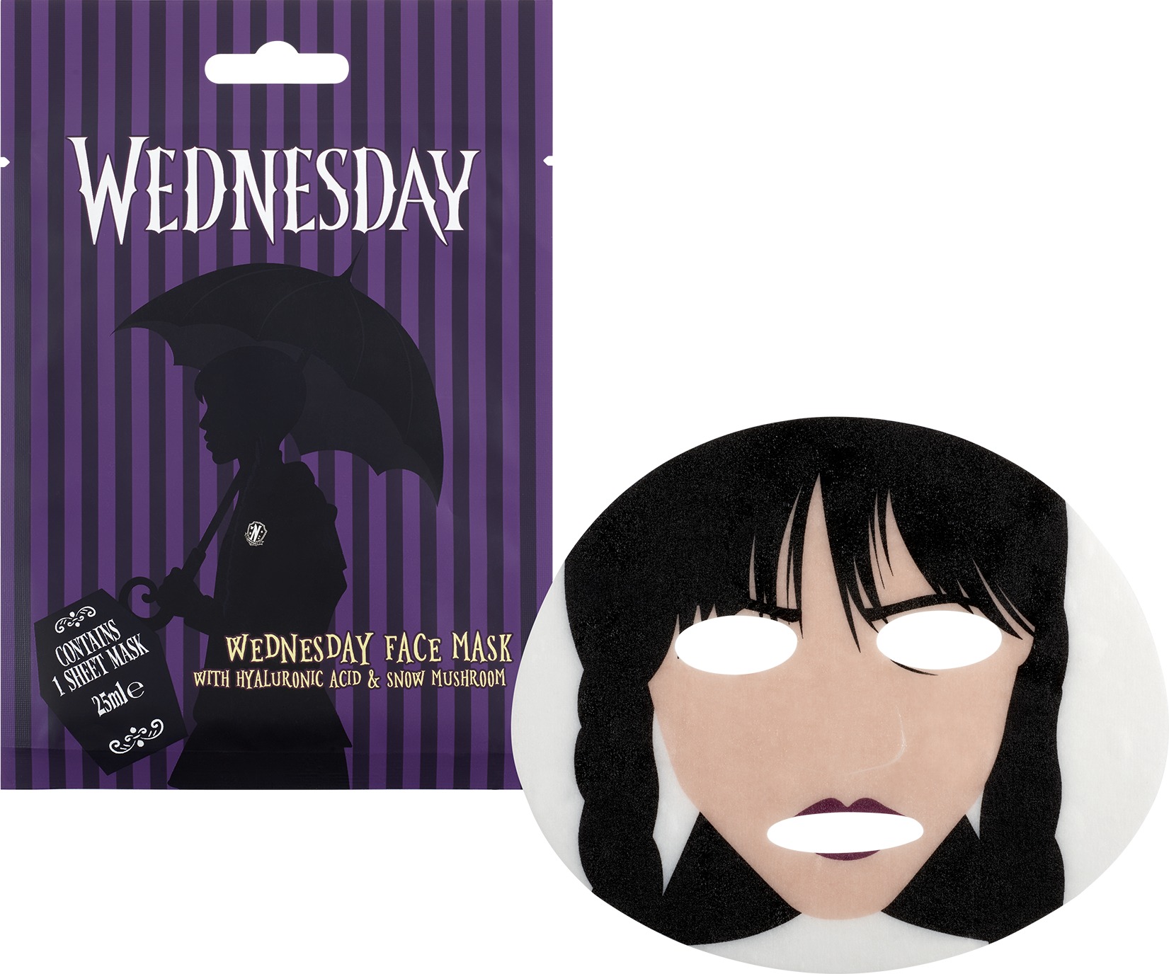 WEDNESDAY Maska s kyselinou hyalurónovou a snow mushrooms 25 ml
