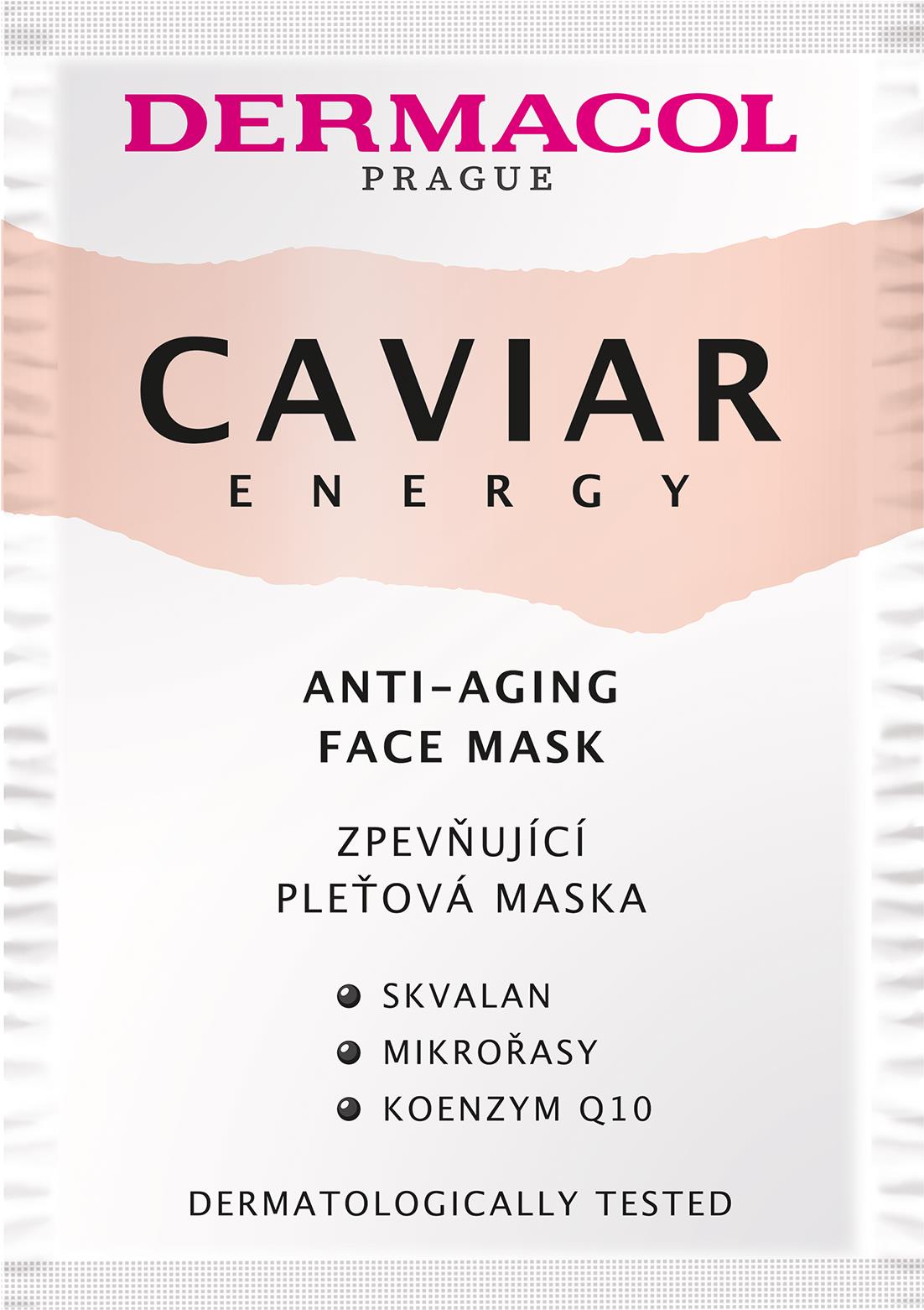 DERMACOL Caviar energy pleťová maska 2× 8 ml