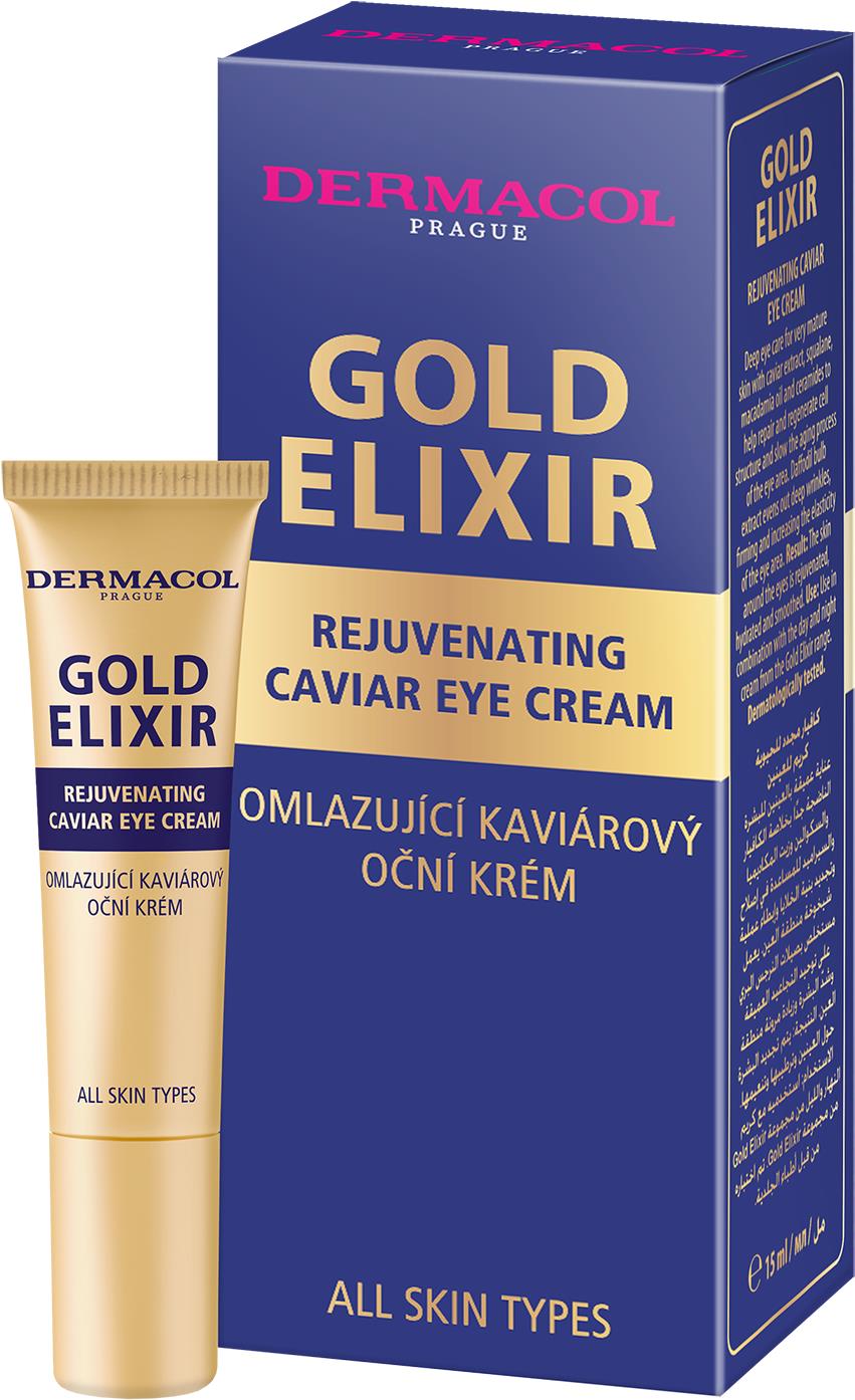 DERMACOL Gold Elixir omladzujúci kaviárový očný krém 15 ml