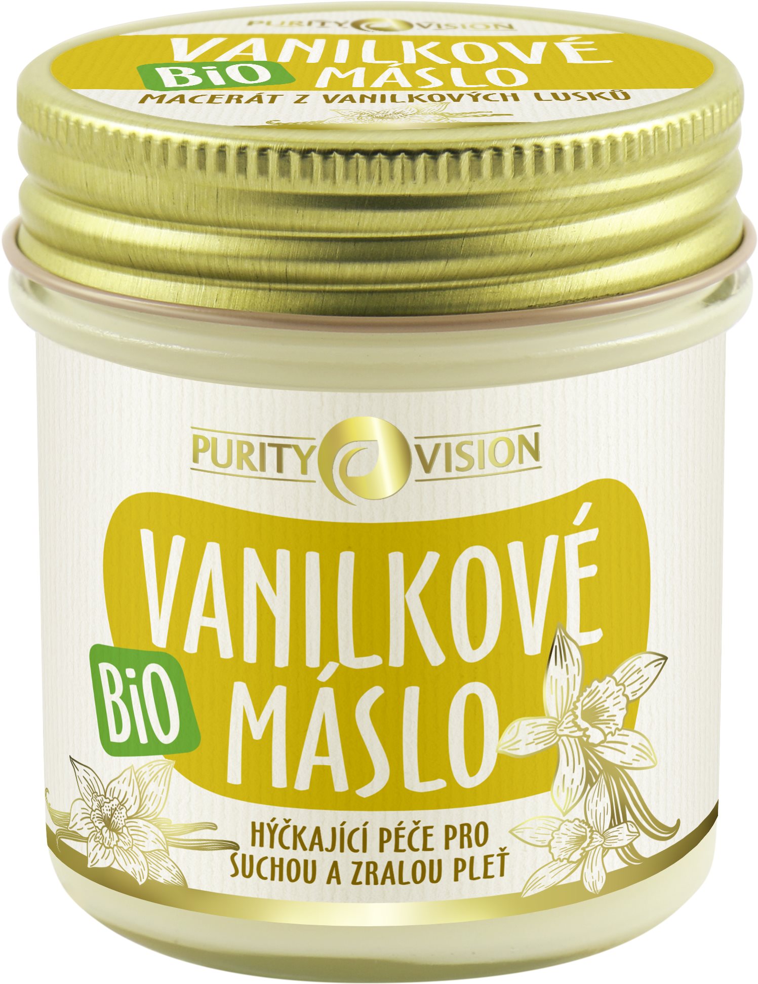 PURITY VISION Bio Vanilkové maslo 120 ml