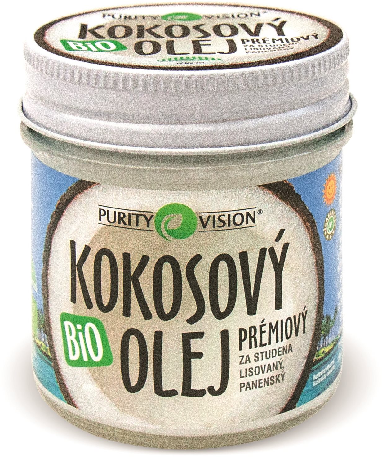 PURITY VISION Fair Trade Kokosový olej panenský BIO 120 ml