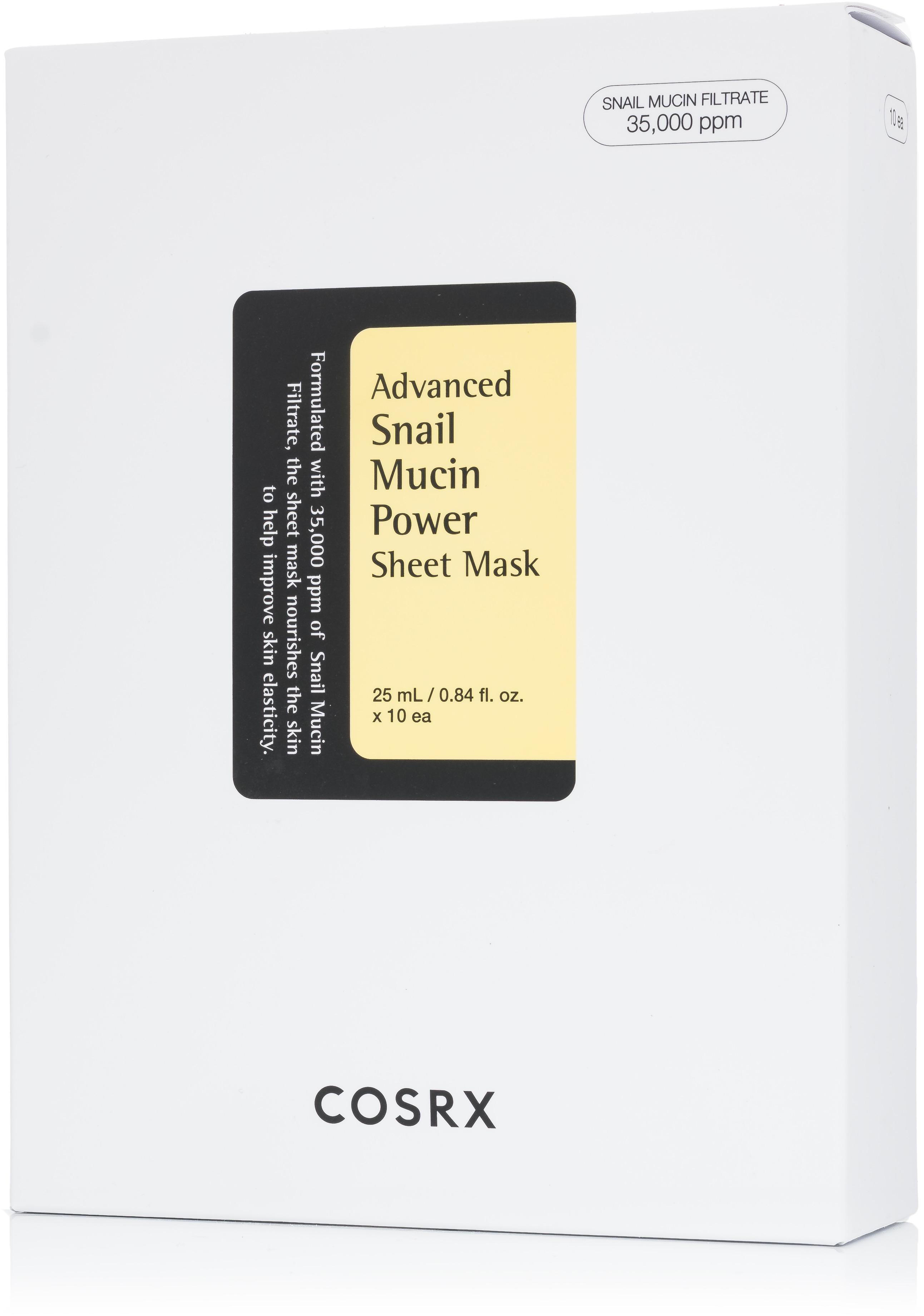 COSRX Advanced Snail Mucin Power Essence Sheet Mask 10 × 25 ml