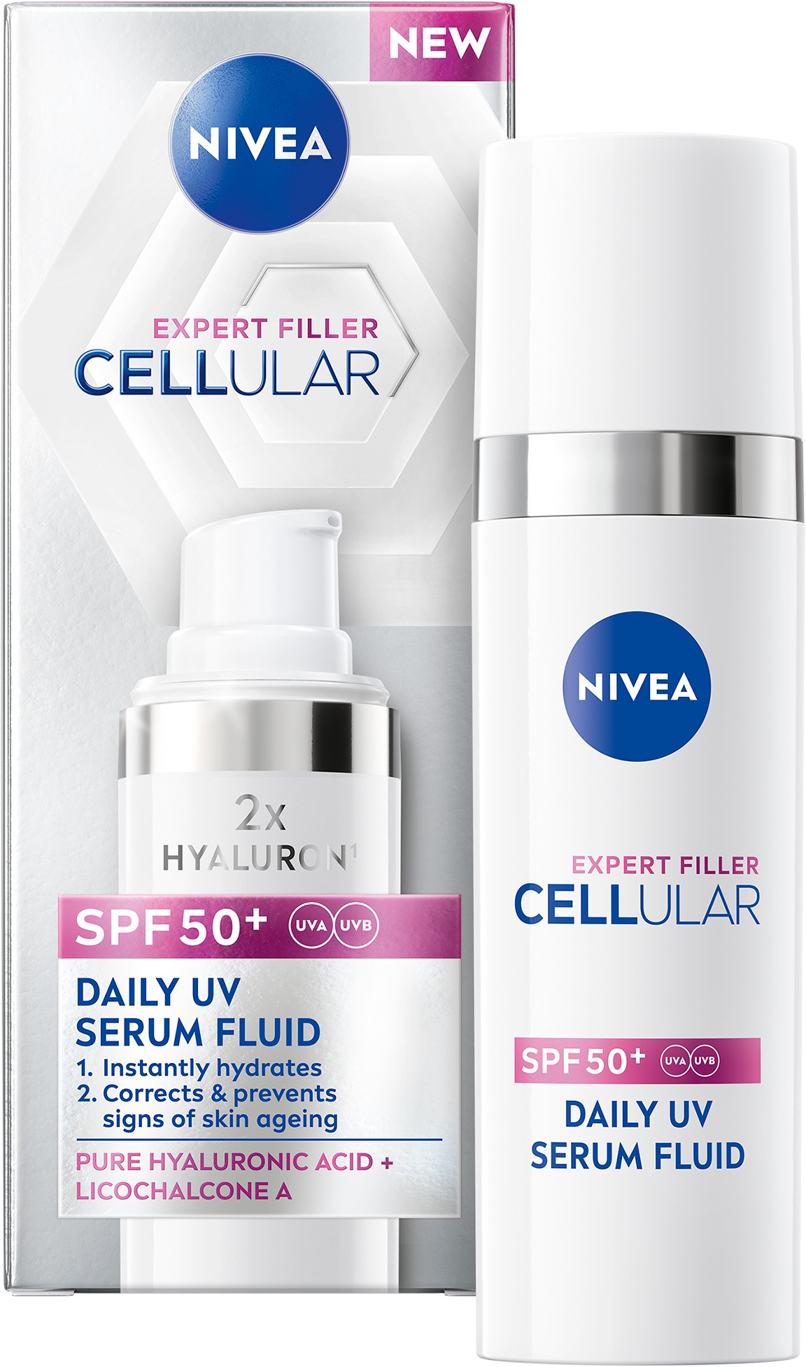 NIVEA Denné UV Sérum Fluid Cellular SPF 50+ 30 ml