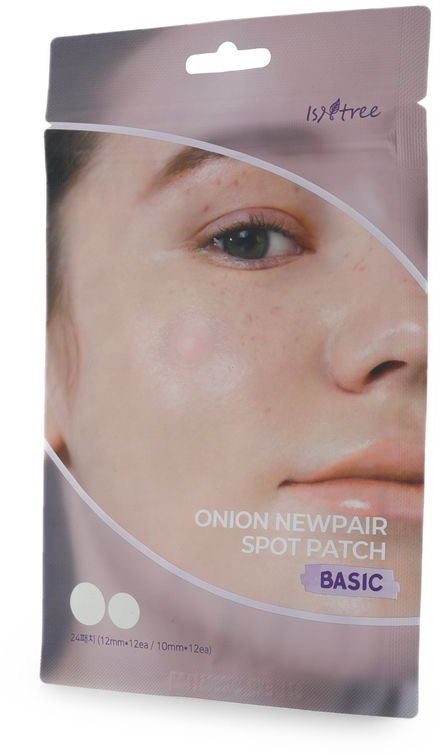 ISNTREE Onion Newpair Spot Patch (12 × 10 mm, 12 × 12 mm)