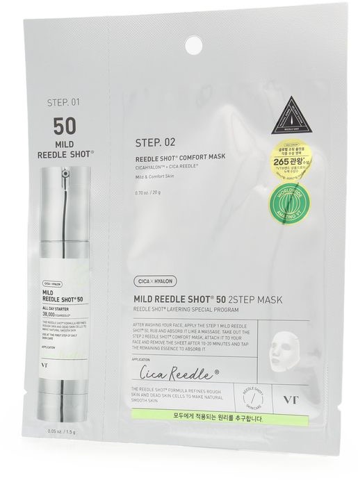 VT COSMETICS Mild Reedle Shot 50 2-Step Mask