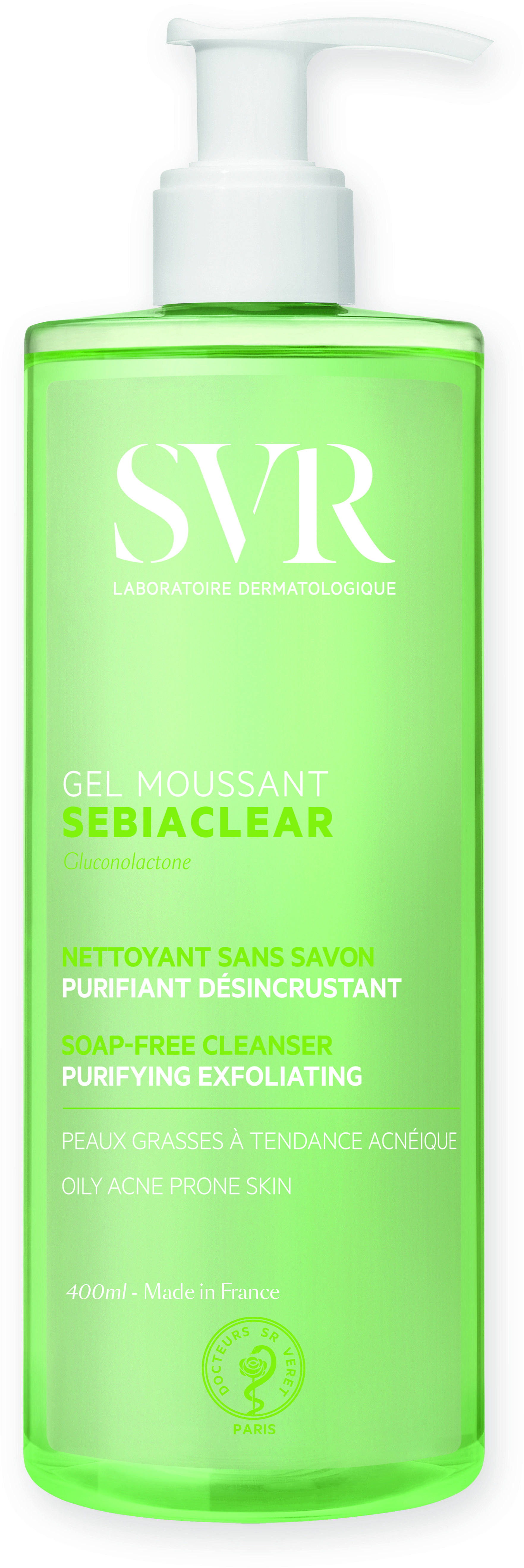 SVR Sebiaclear Gél Moussant 400 ml