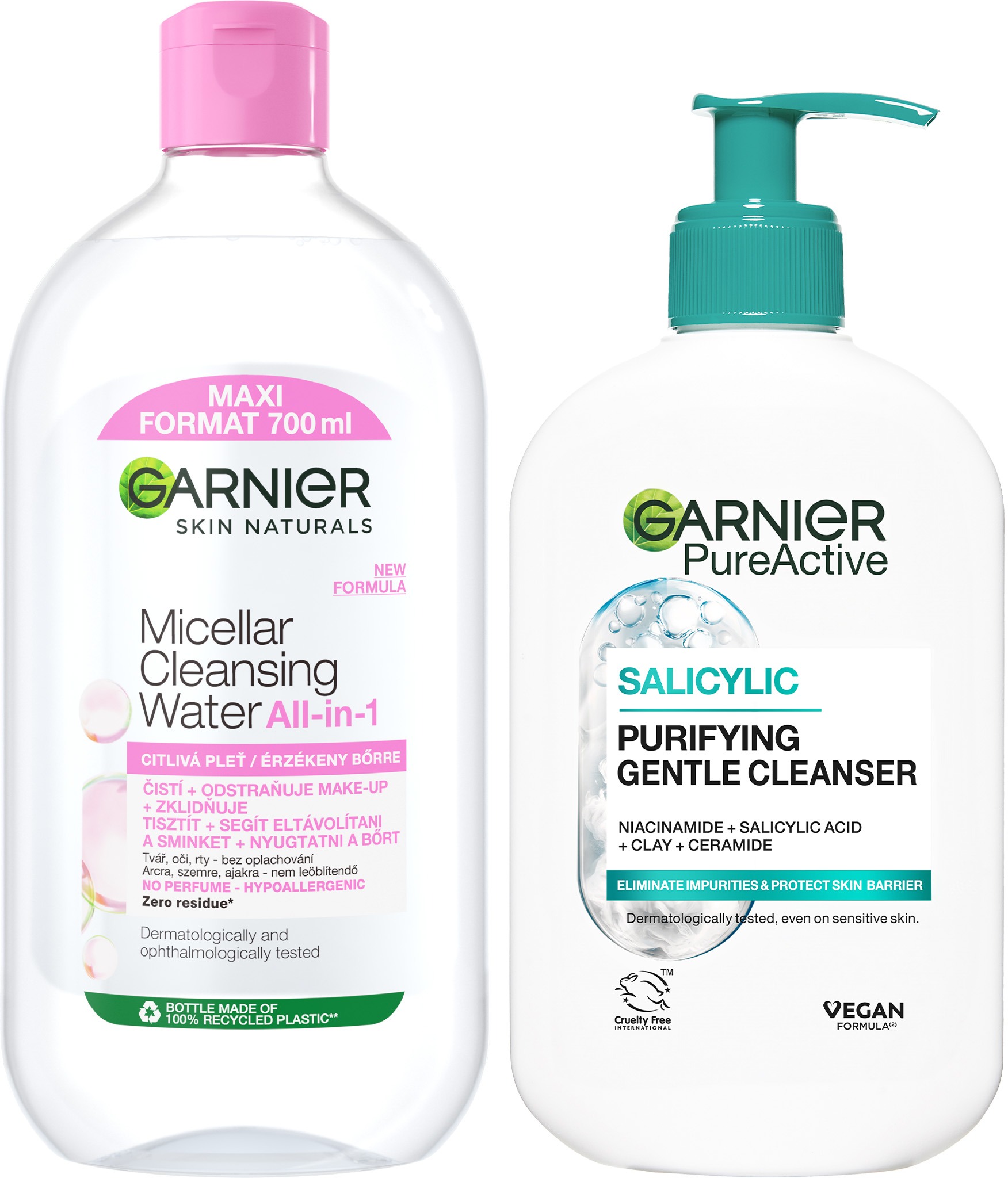 GARNIER Skin Naturals Micellar Water 3 in 1 Súprava 950 ml