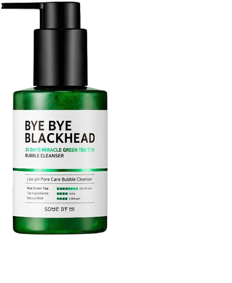 SOME BY MI Bye Black Blackhead 30 Days Miracle Green Tea Tox Bubble Cleanser 120 ml
