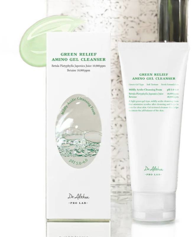 Dr. Althea Green Relief Amino Gél Cleanser – Jemný tvárový umývací gél 100 ml