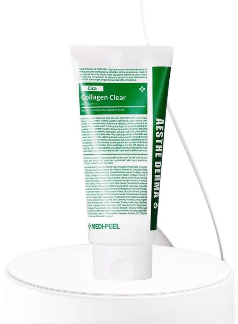 MEDI-PEEL Green Cica Collagen Clear 2.0 – Čistiaci gél s centellou 300 ml