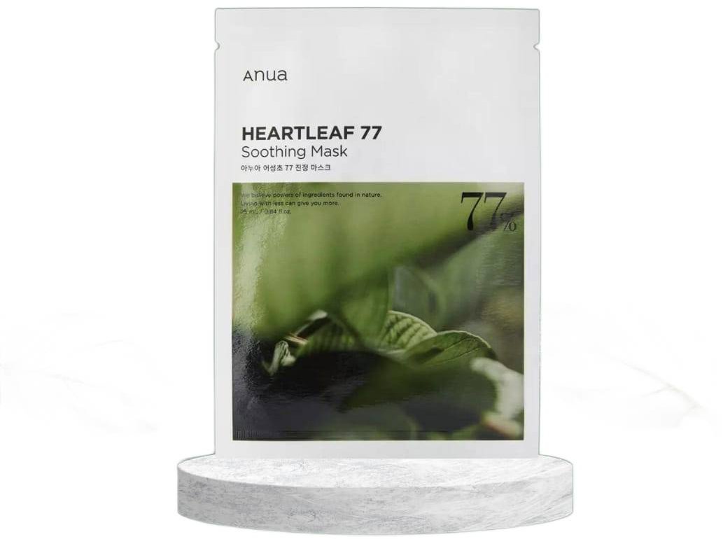 ANUA Hydratačná a upokojujúca maska so 77 % extraktom z túlne srdcovitej 25 ml