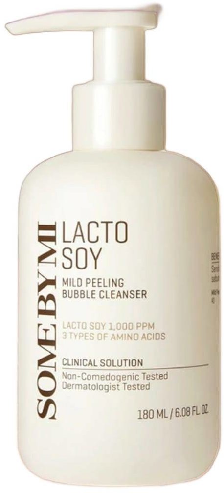 SOME BY MI Lactosoy Mild Bubble Peeling Cleanser – Jemný čistiaci peelingový gél 180 ml