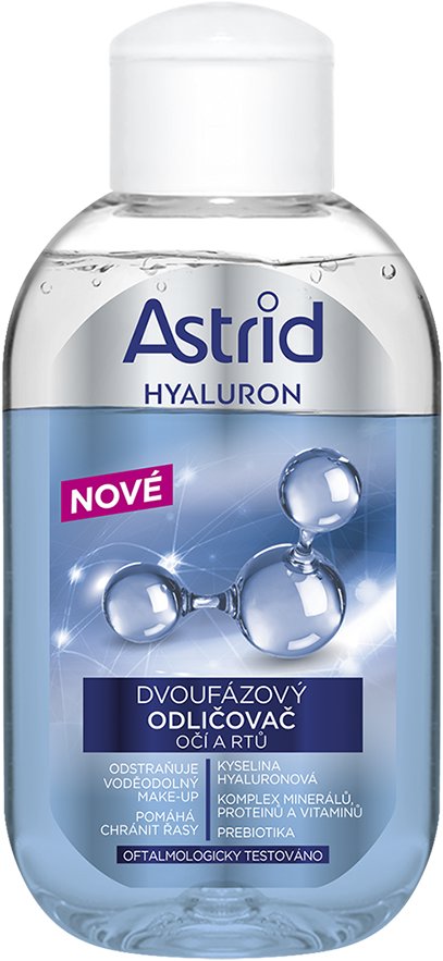 ASTRID Hyaluron Dvojfázový odličovač očí a pier 125 ml