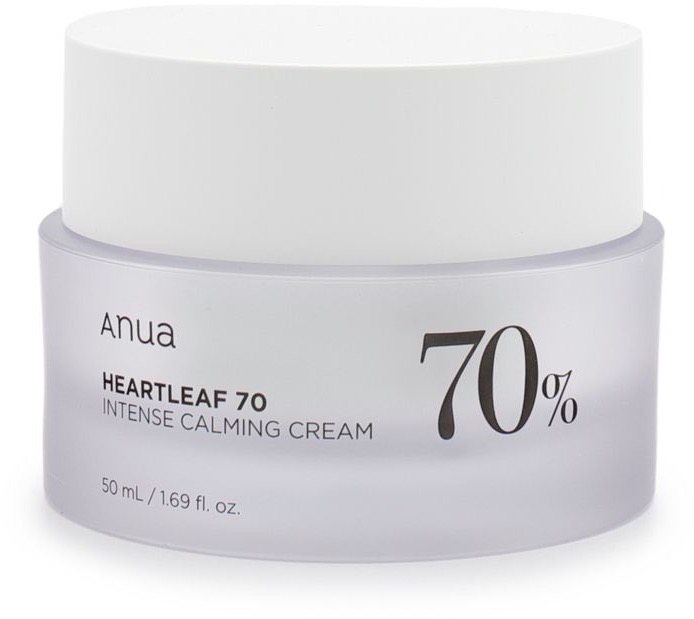 ANUA Heartleaf 70% Intense Calming Cream – Upokojujúci krém s extraktom z túlene srdcovitej 50 ml