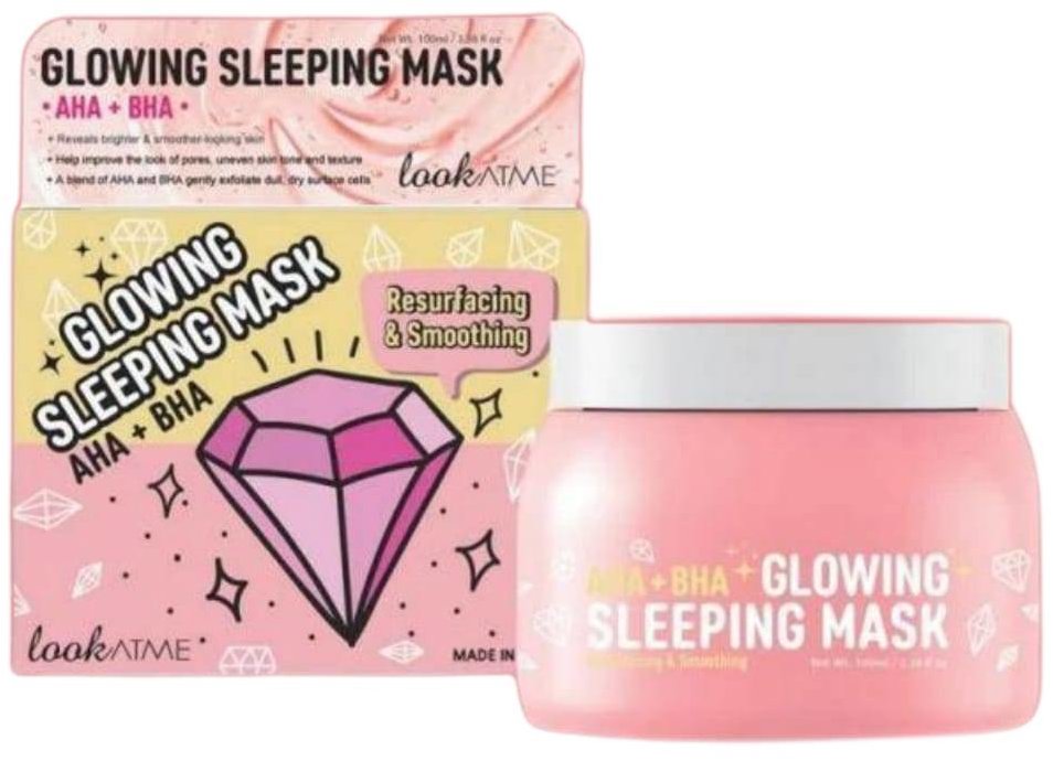 LOOK AT ME AHA+BHA Glowing Sleeping Mask 100 ml