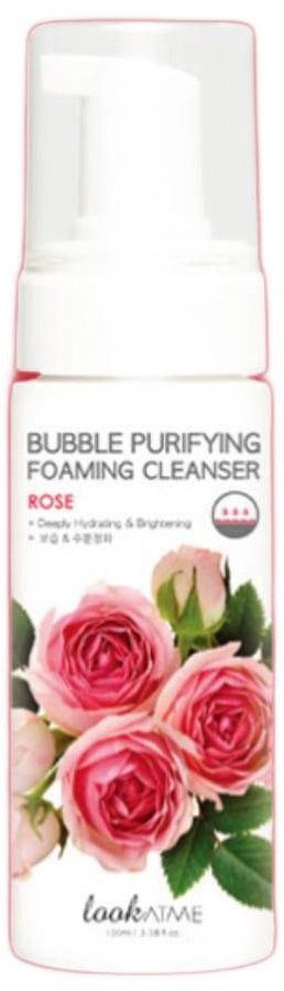 LOOK AT ME Bubble Purifying Foaming Cleanser Rose 150 ml