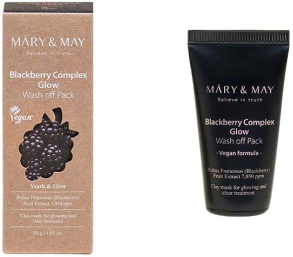 MARY & MAY Blackberry Complex Glow Wash Off Pack 30 g