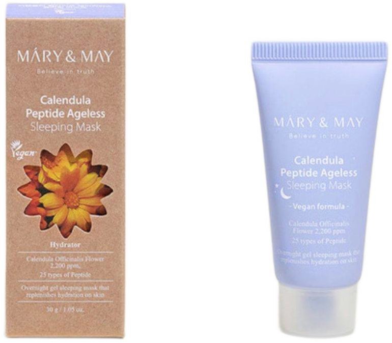 MARY & MAY Calendula Peptide Ageless Sleeping Mask 30 g