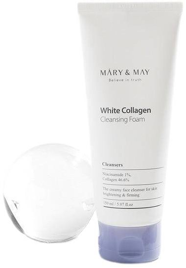 MARY & MAY White Collagen Cleansing Foam 150 ml