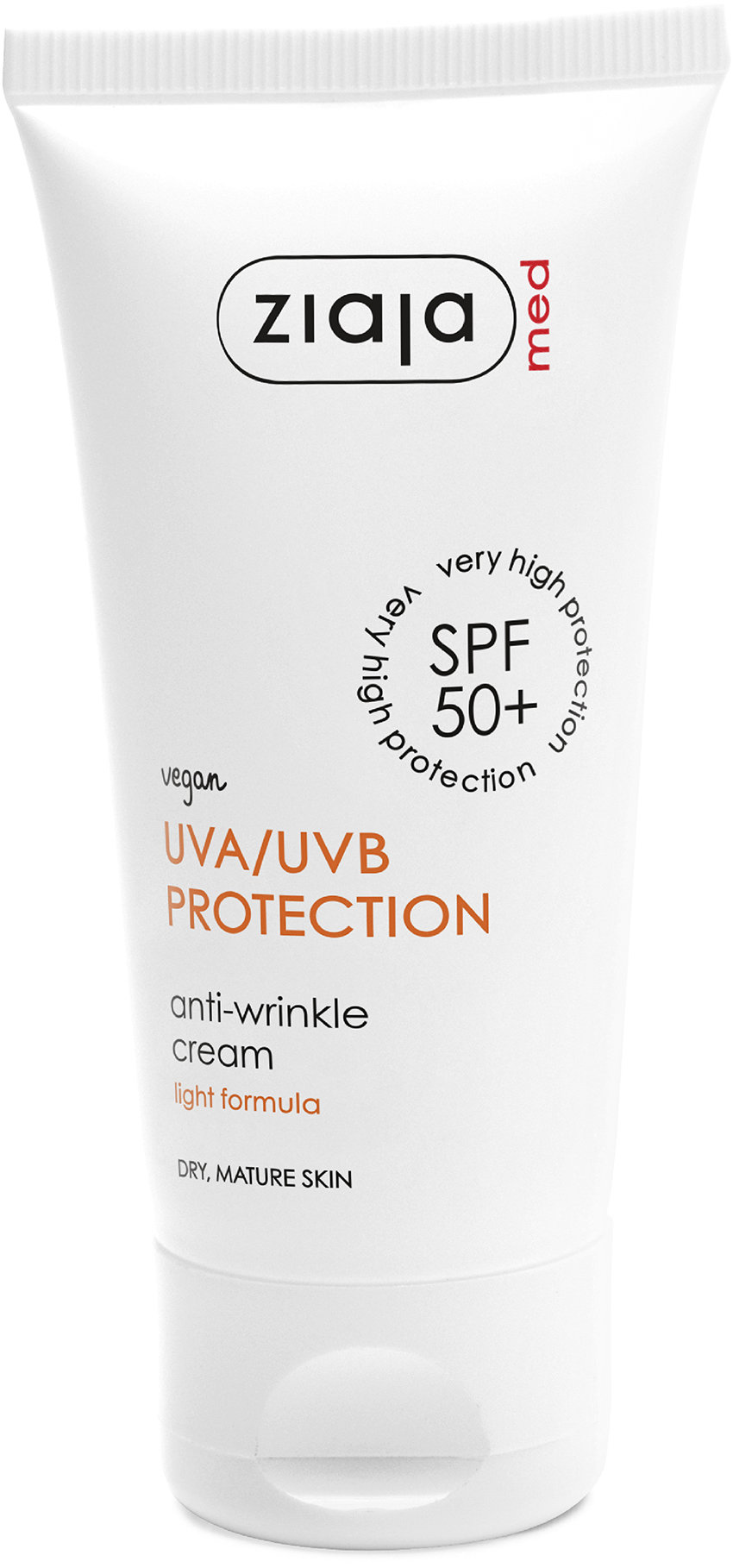 ZIAJA Med Ochranná kúra SPF 50+ proti vráskam na suchú/zrelú pleť 50 ml