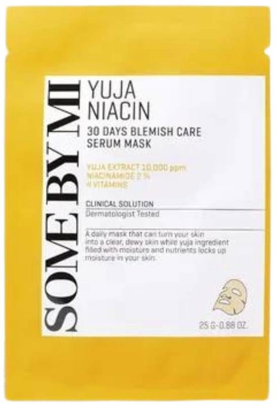 SOME BY MI Yuja Niacín 30 Days Blemish Care Serum Mask 25 g