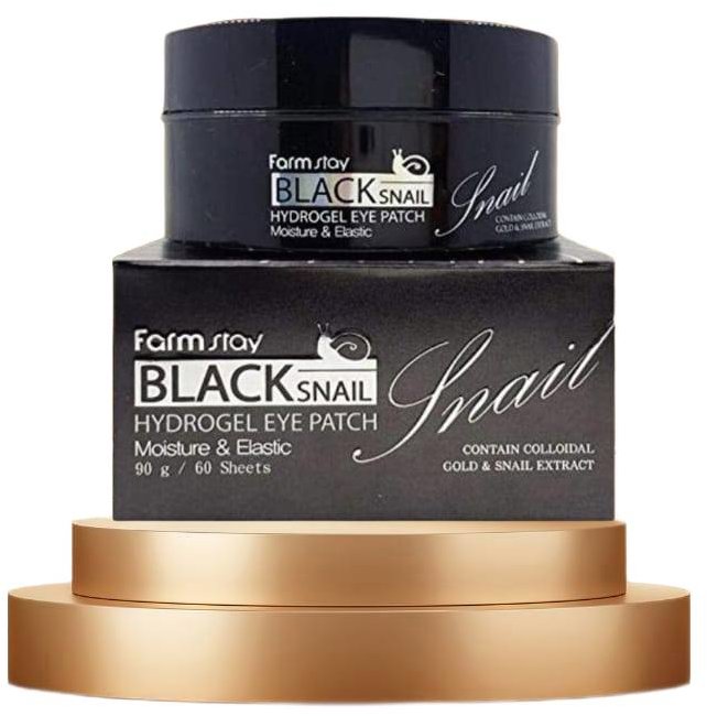 FARM STAY Black Snail Hydrogel Eye Patch 60 ks (90 g)