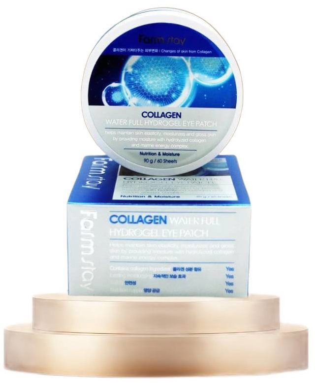 FARM STAY Collagen Water full Hydrogel Eye Patch 60 ks (90 g)