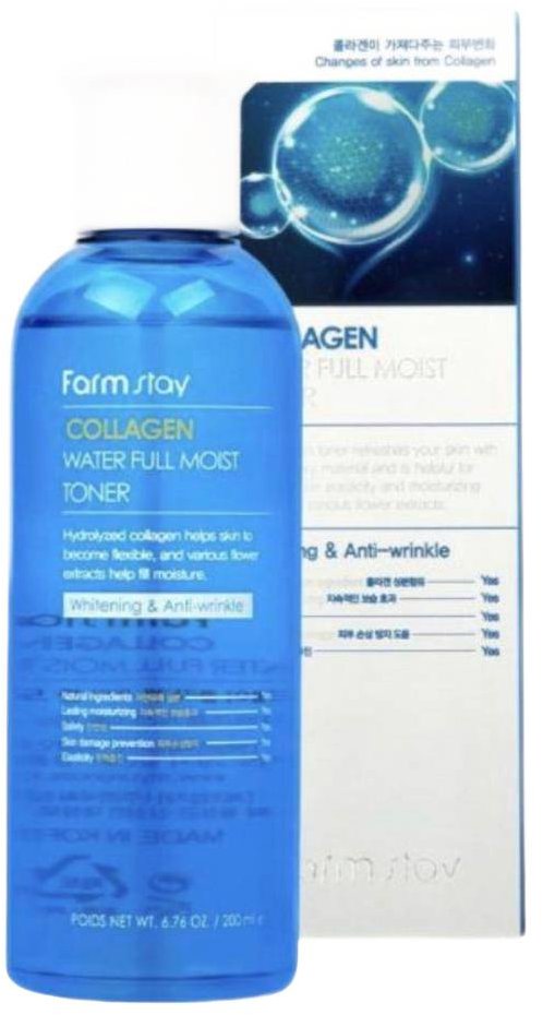 FARM STAY Collagen Water Full Moist Toner 200 ml