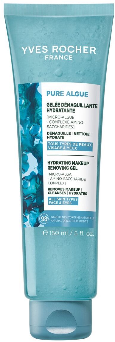 YVES ROCHER Pure Algue hydratačné odličovacie želé 150 ml