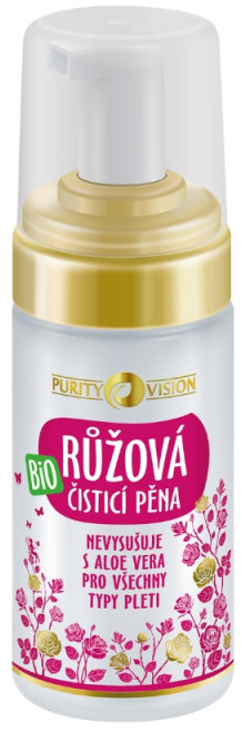 PURITY VISION Bio ružová čistiaca pena 90 ml