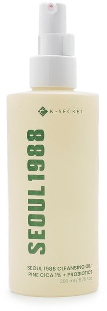 K-SECRET SEOUL 1988 Cleansing Oil: Pine Cica 1 % + Probiotics 200 ml