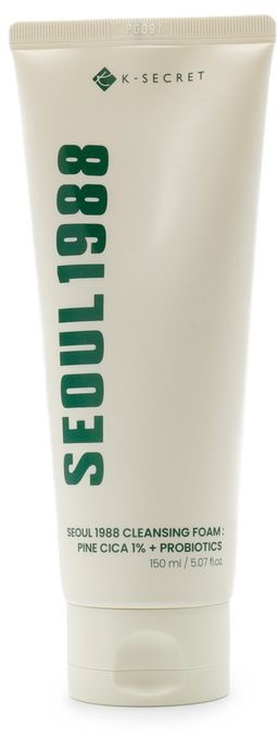 K-SECRET SEOUL 1988 Cleansing Foam: Pine Cica 1 % + Probiotics 150 ml