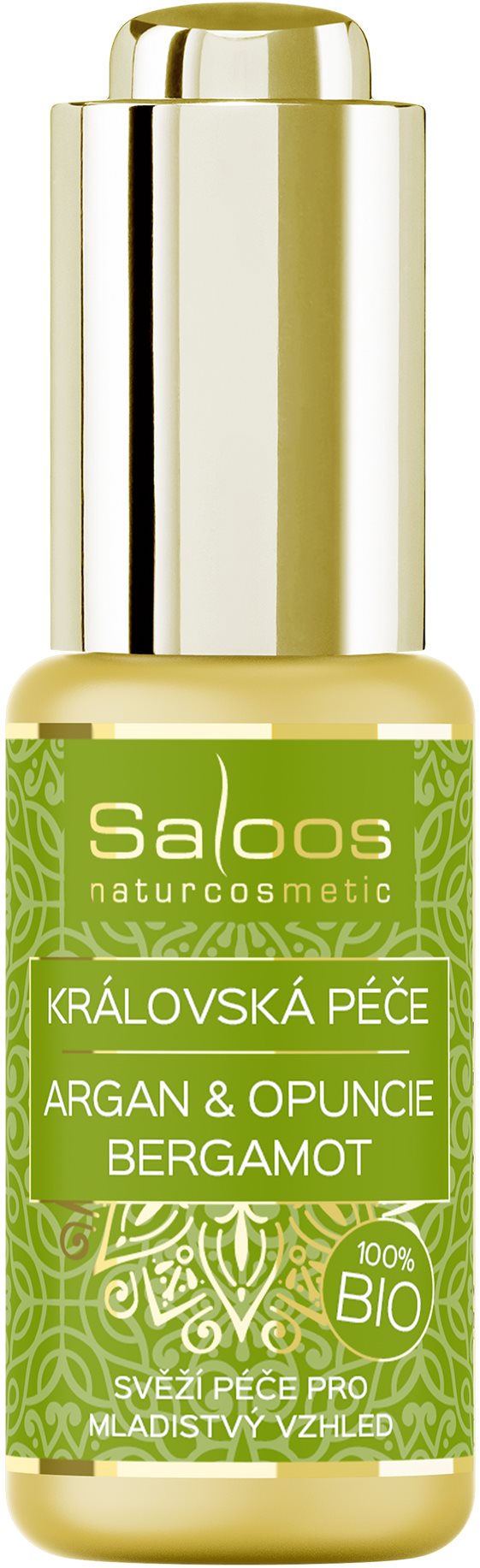 SALOOS Kráľovská starostlivosť Argan & Opuncia – Bergamot 20 ml